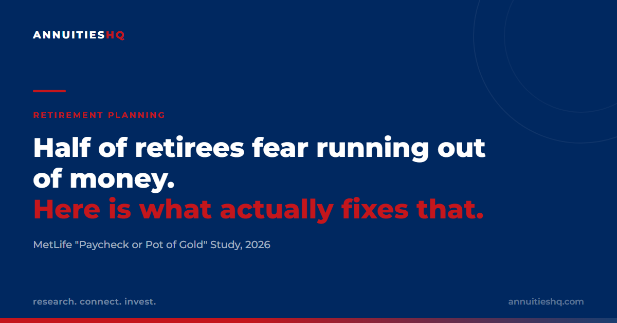 Half of Retirees Fear Running Out of Money. Here Is What Actually Fixes That
