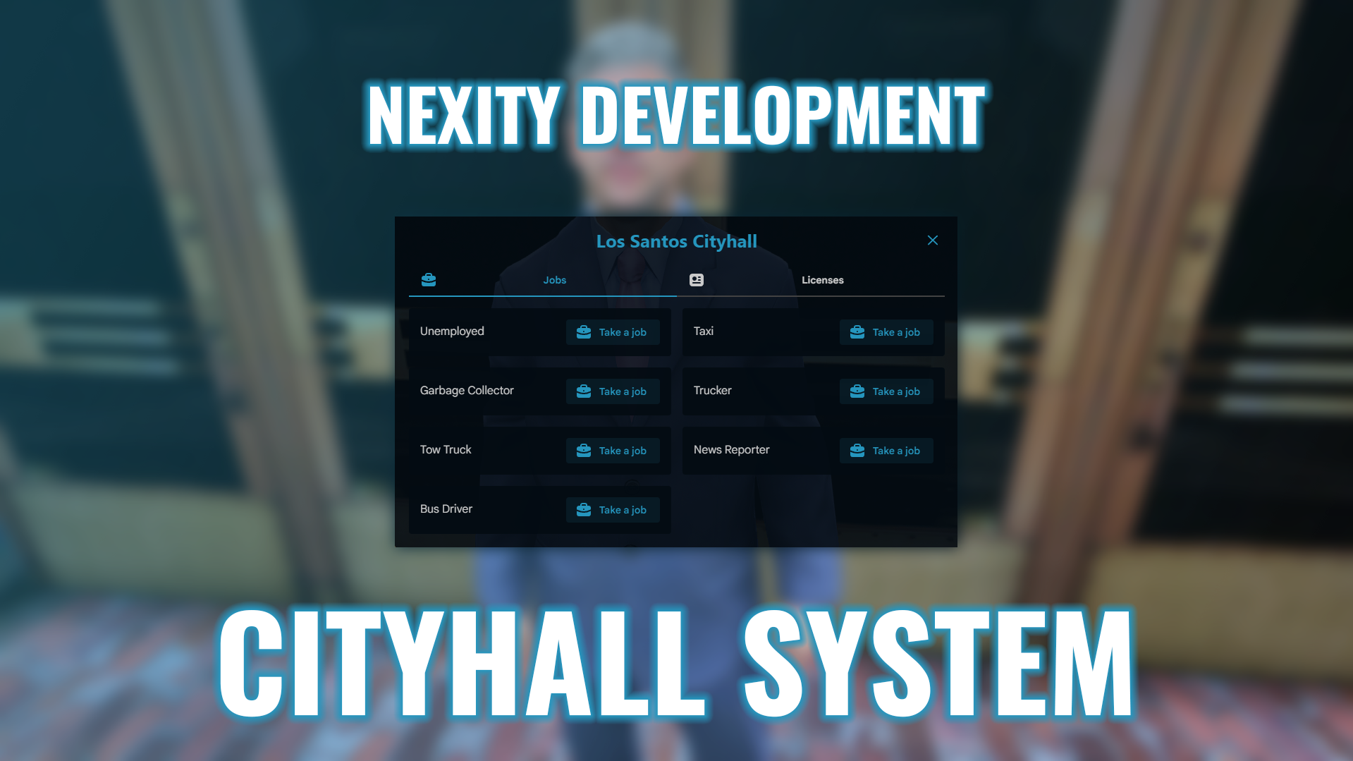 🏢 简单的市政厅系统| Nexity开发-FiveM插件网