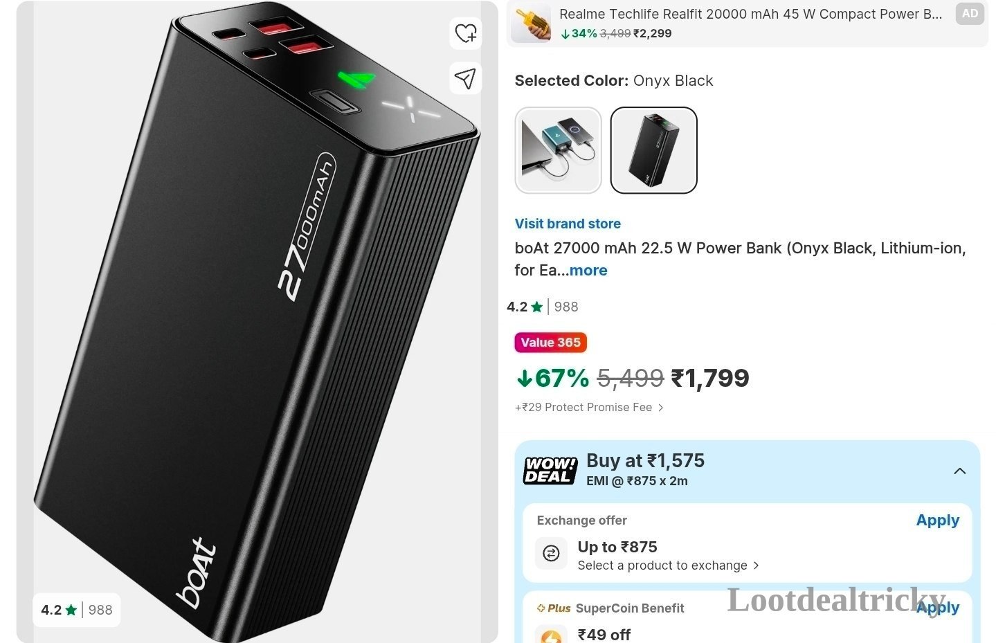 Boat 27 000mah Offer Image