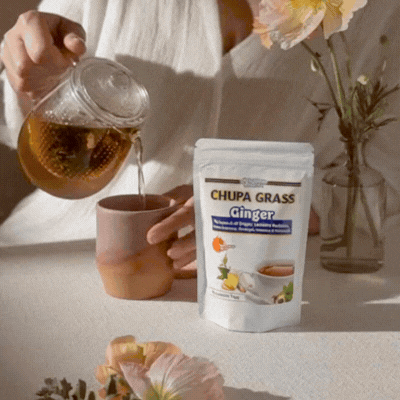 Chupa Grass Ginger rutina de bienestar
