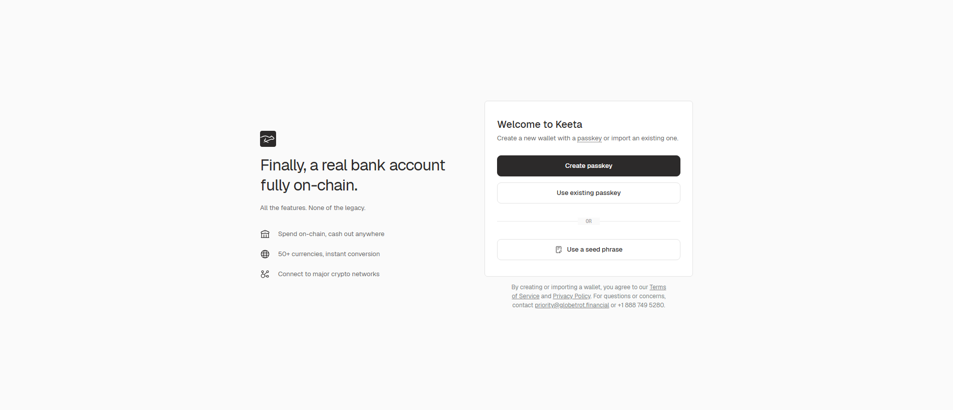 Screenshot of walletkeeta.com