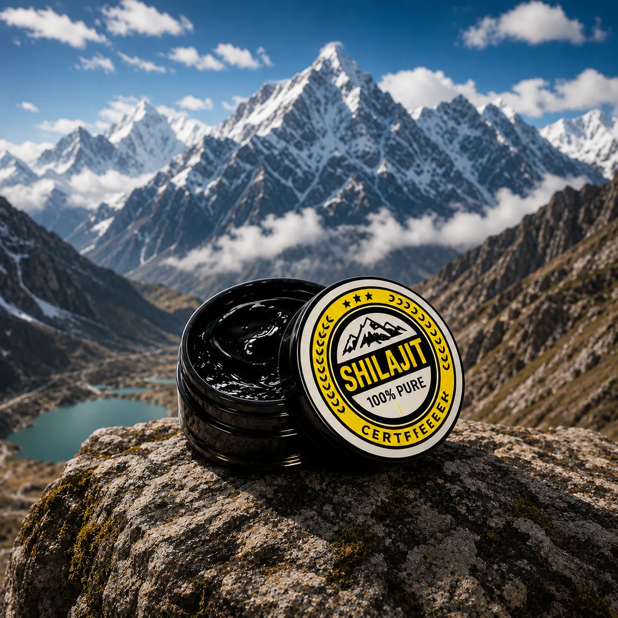 Pure Himalayan Salajeet Resin Jar - ZARVA