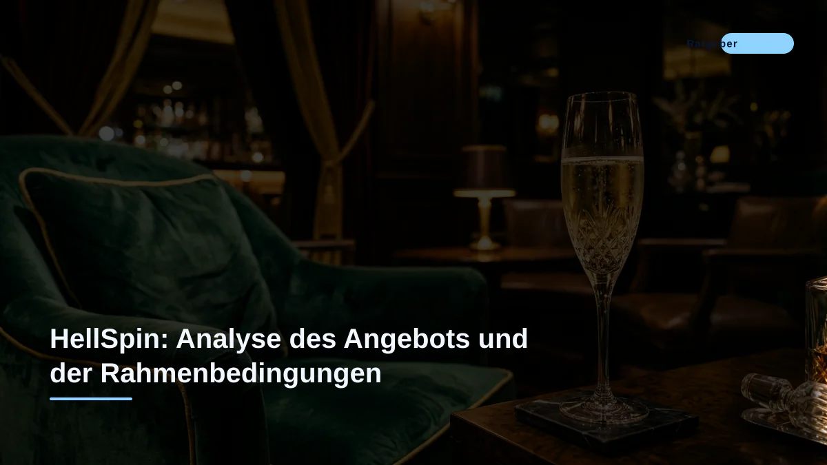 HellSpin: Analyse des Angebots und der Rahmenbedingungen