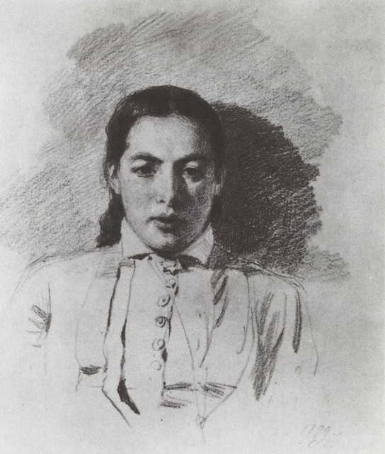 Портрет Н В Якунчиковой впоследствии жены художника 1879