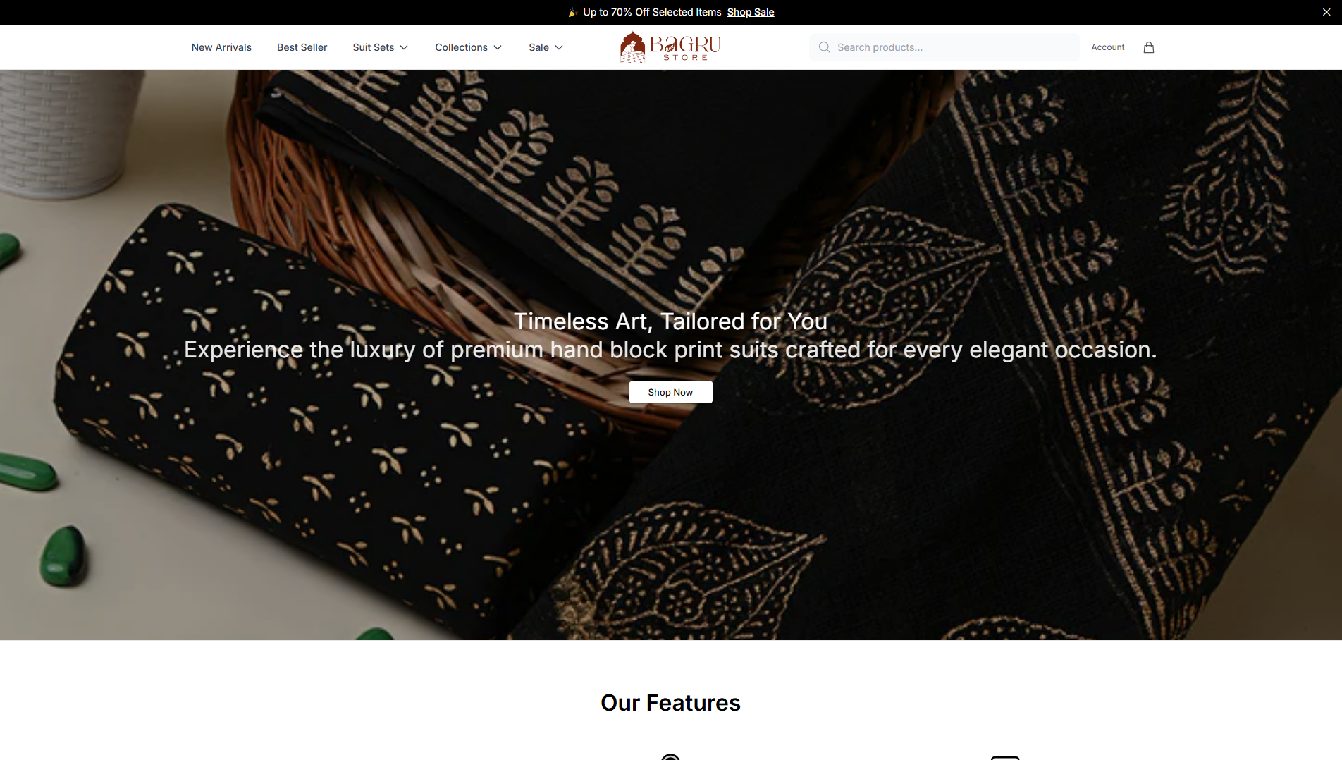 Stored capture of bagrustorestyle.shop