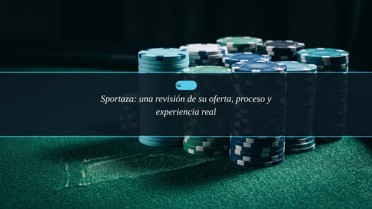 Sportaza: una revisión de su oferta, proceso y experiencia real