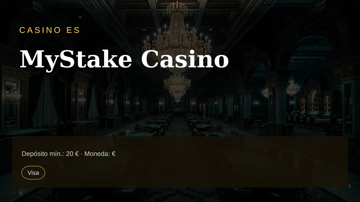 MyStake Casino  bono de bienvenida 300% hasta 1.500, pagos: Visa, Mastercard, Skrill, Neteller, Paysafecard