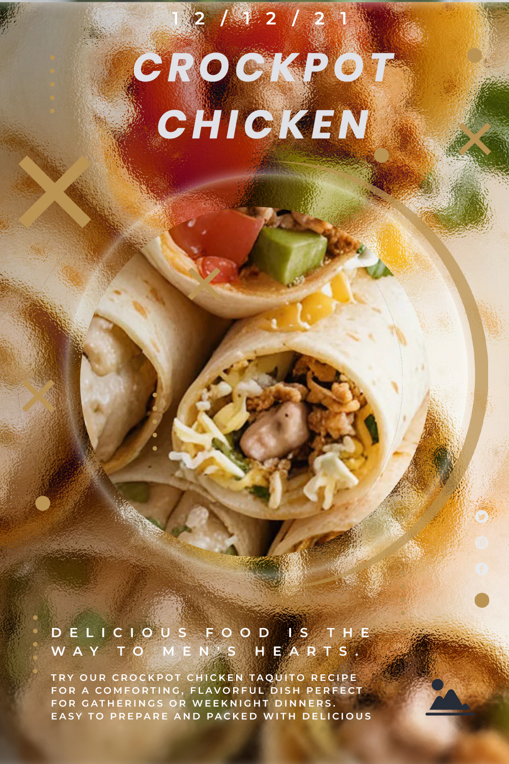 Crockpot Chicken Taquito Recipe