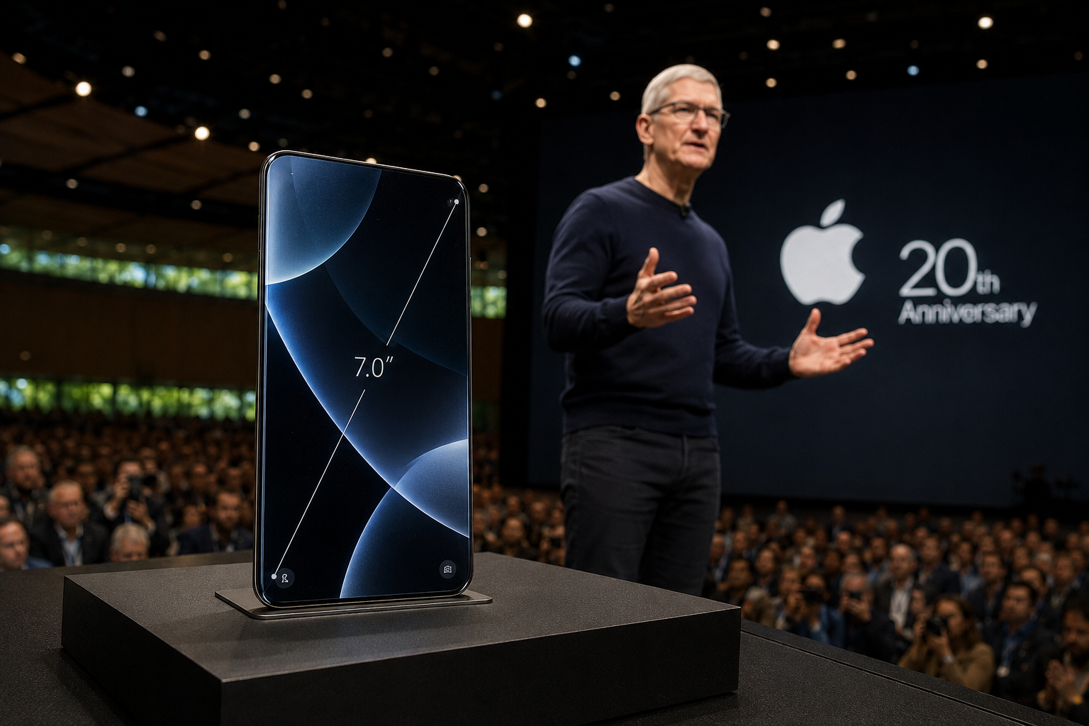 Apple 7 inch iPhone display