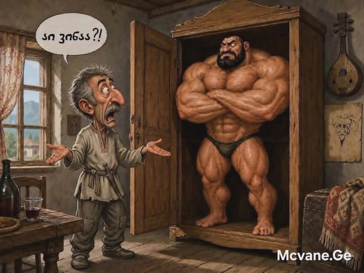 გურული მოულოდნელად სახლში ბრუნდება და კარადის ჭრაჭუნს გაიგებს...