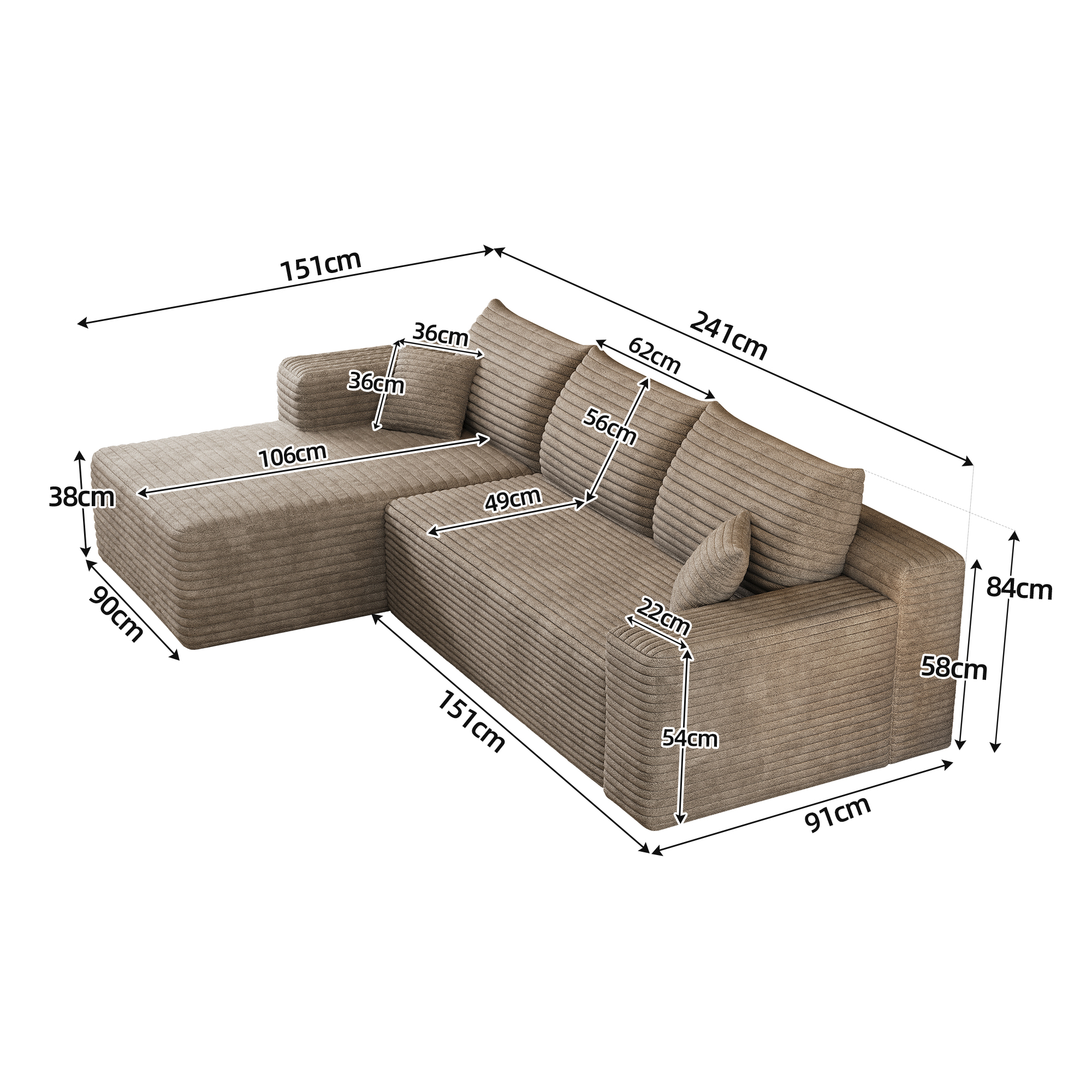 Dimensions du produit