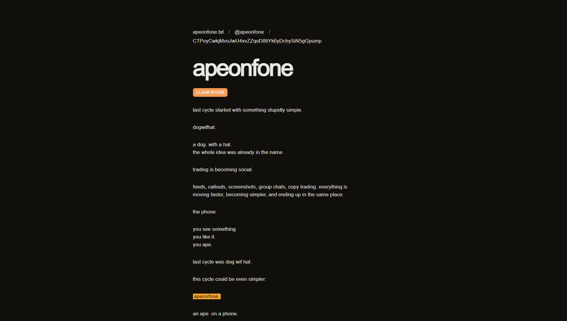 Stored capture of apeonefone.com