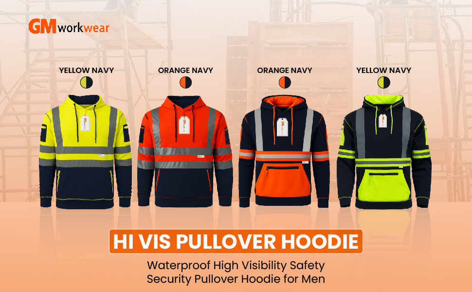 Storm pullover hoodie colour and style options