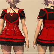 Dress gingham off dyed