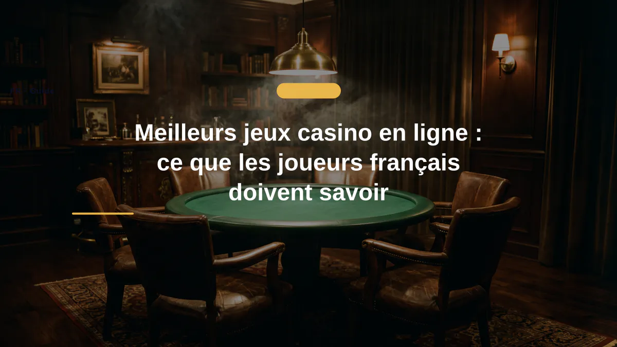 Meilleurs jeux casino en ligne : ce que les joueurs français doivent savoir