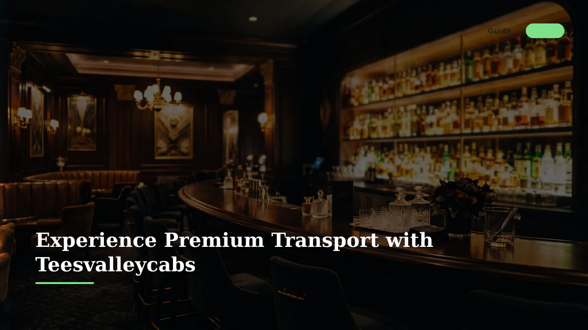 Experience Premium Transport with Teesvalleycabs