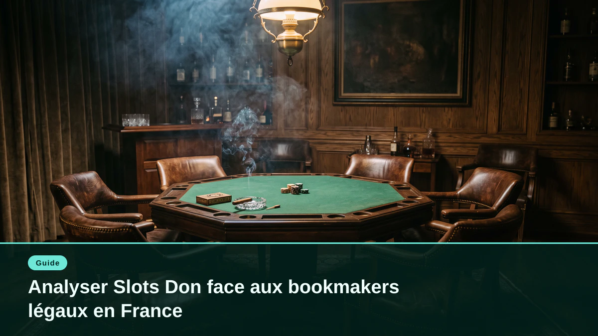 Analyser Slots Don face aux bookmakers légaux en France