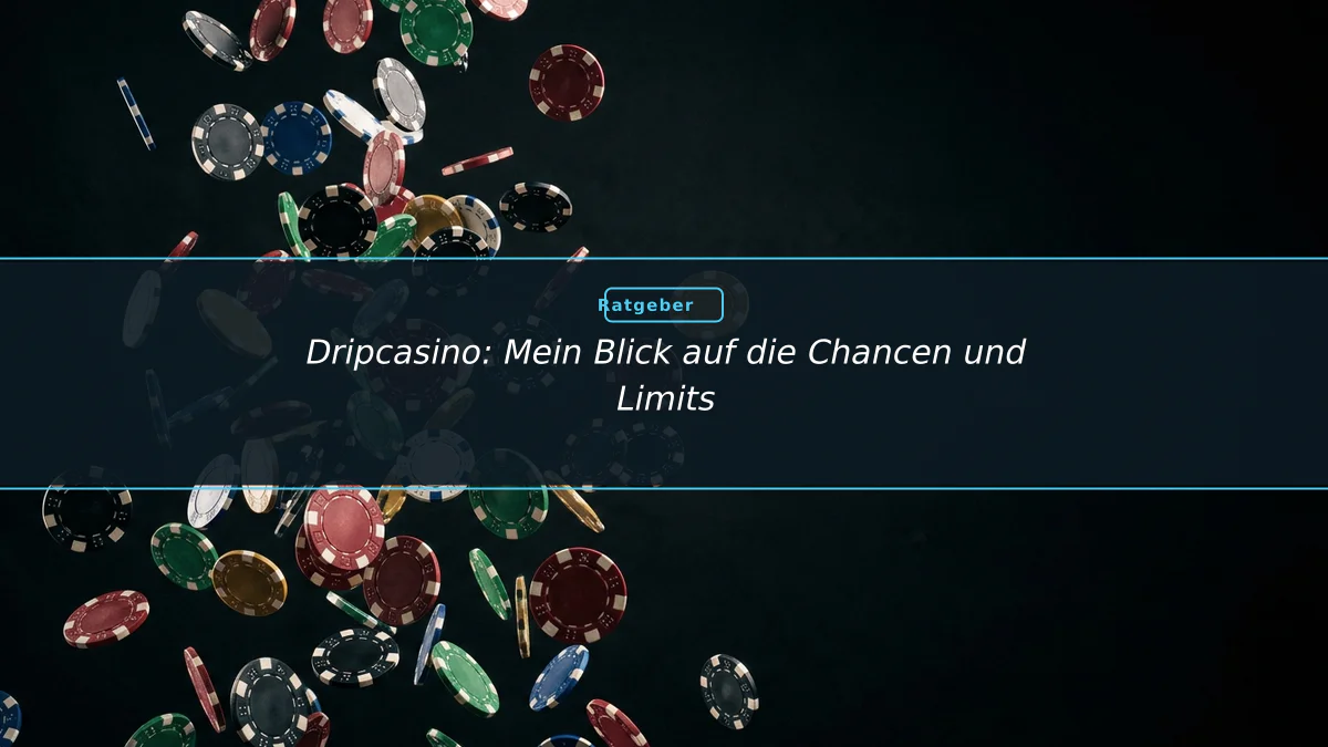 Dripcasino: Mein Blick auf die Chancen und Limits