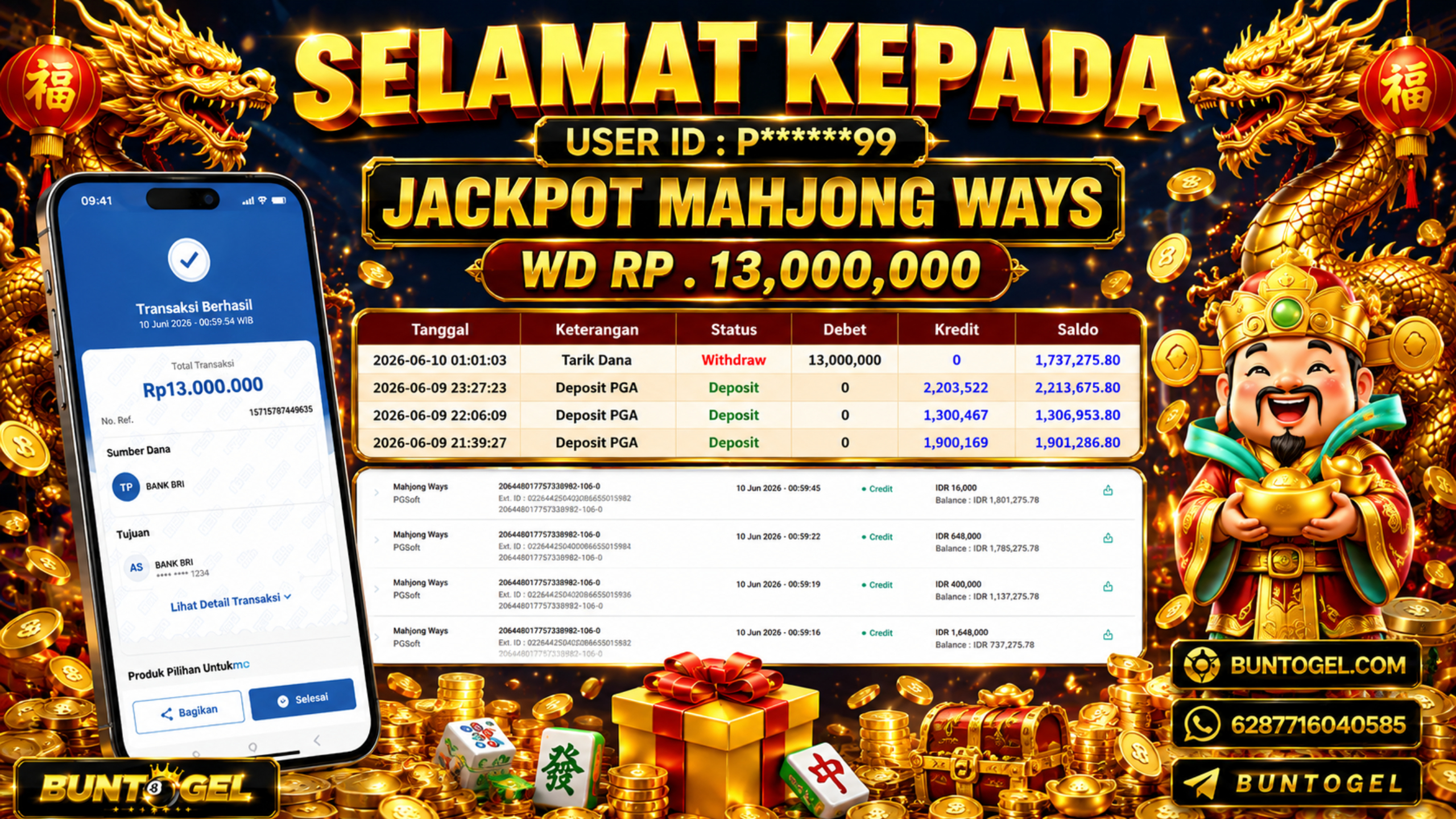 BUKTI BAYAR BUNTOGEL