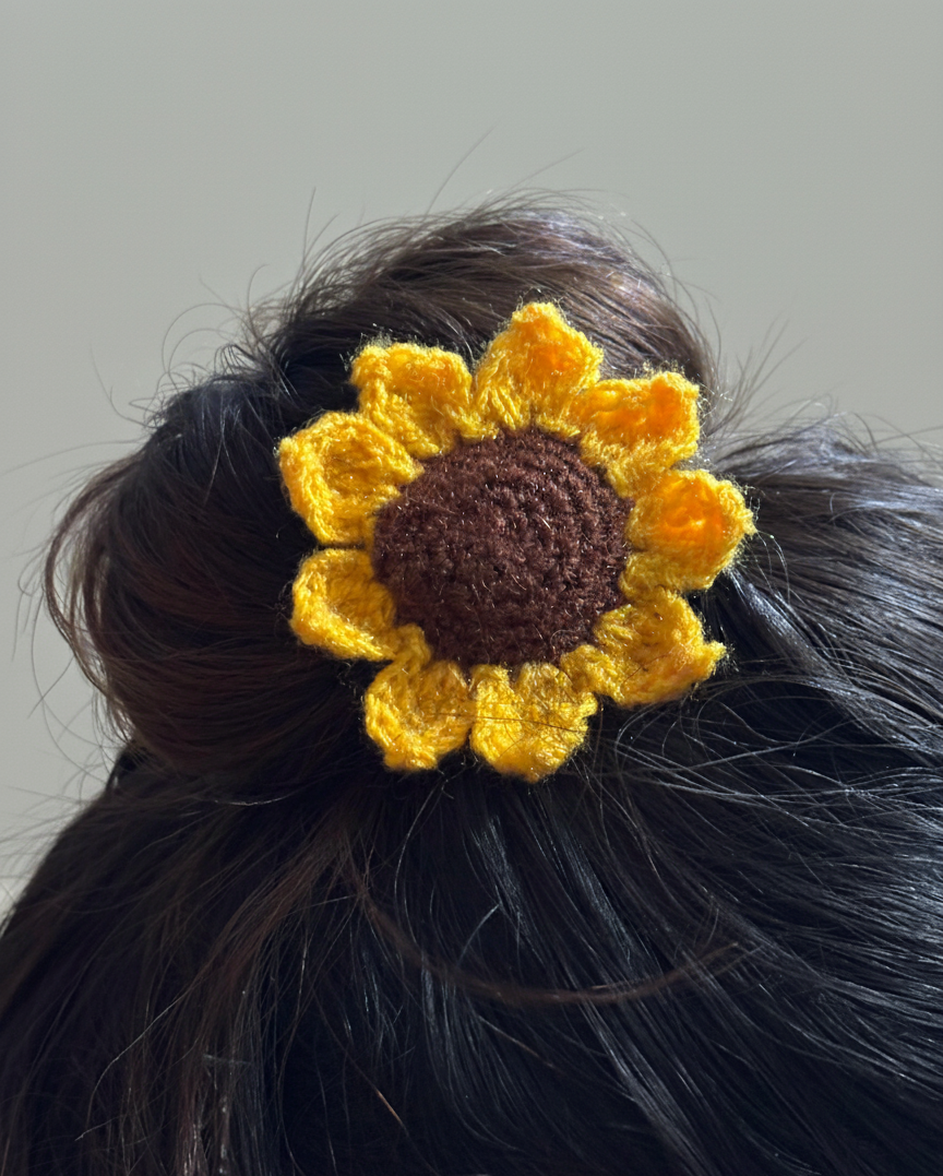 Sunflower Hair Clip