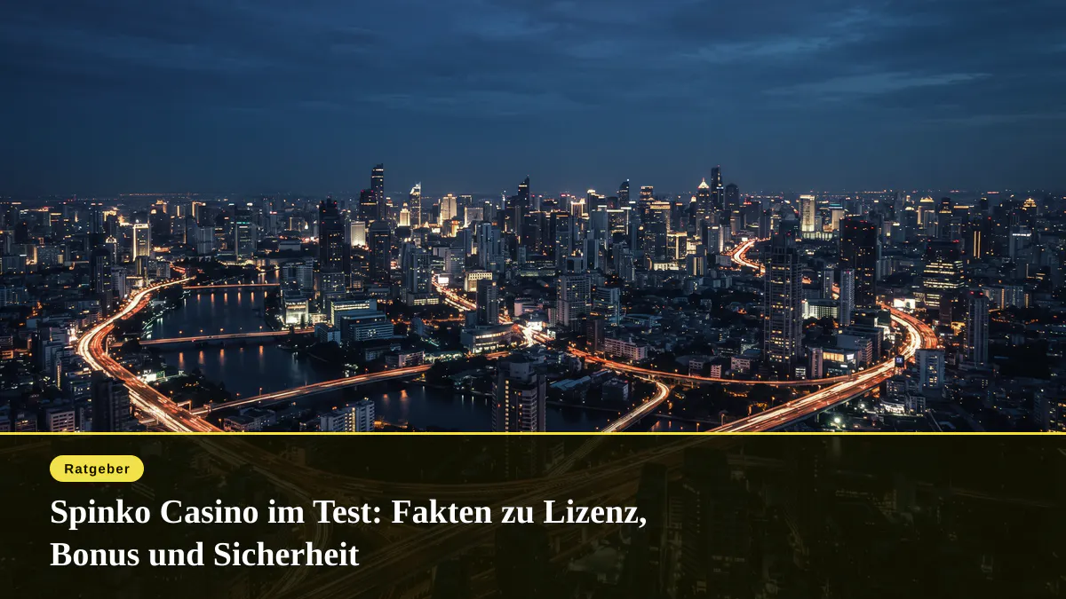 Spinko Casino im Test: Fakten zu Lizenz, Bonus und Sicherheit