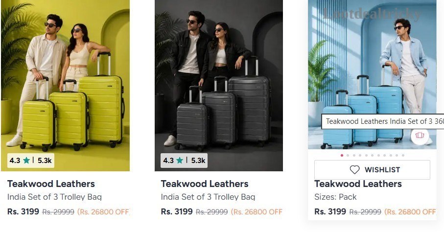 Teakwood Leathers Set – Just ₹3199 | Lowest Price Deal