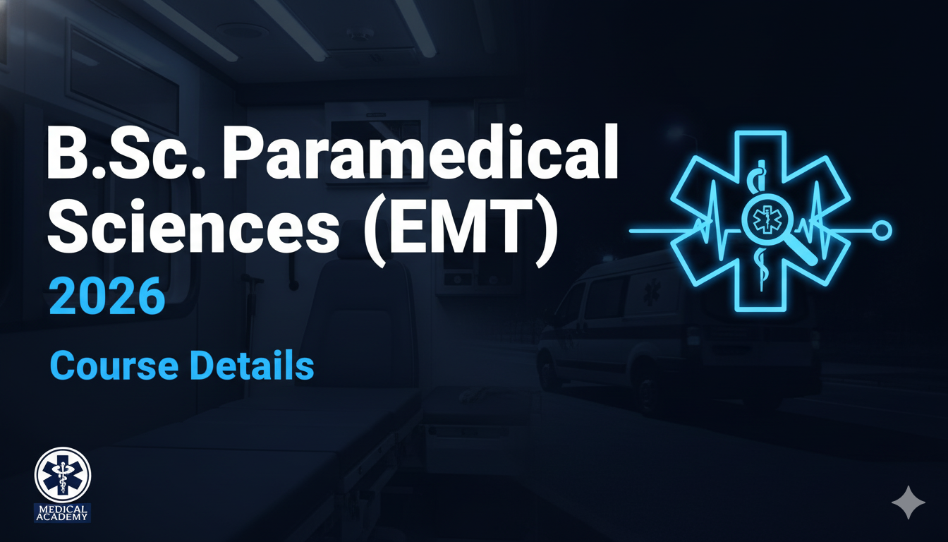 B.Sc. Paramedical Sciences (EMT) 2026 | Course Details