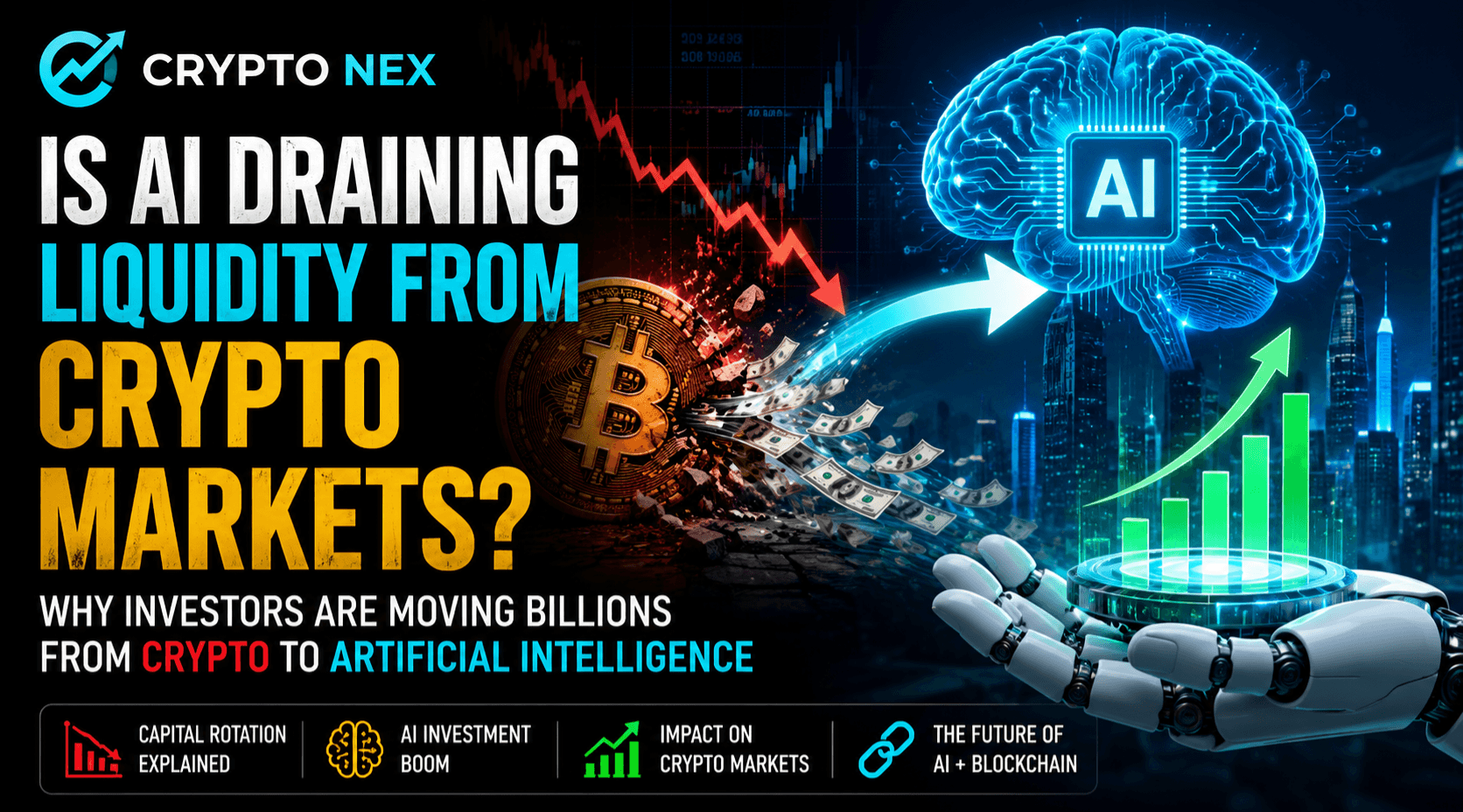 Artificial Intelligence and Crypto Markets - Capital Rotation From Cryptocurrency to AI Investments