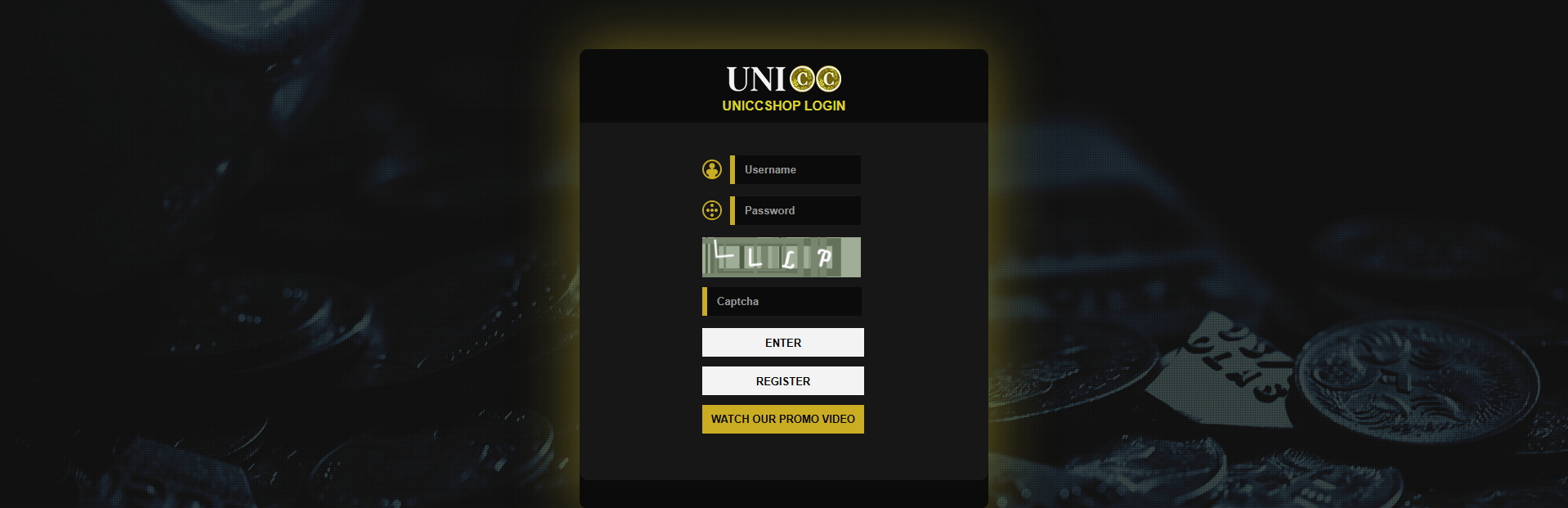 Stored capture of uniccshops.com
