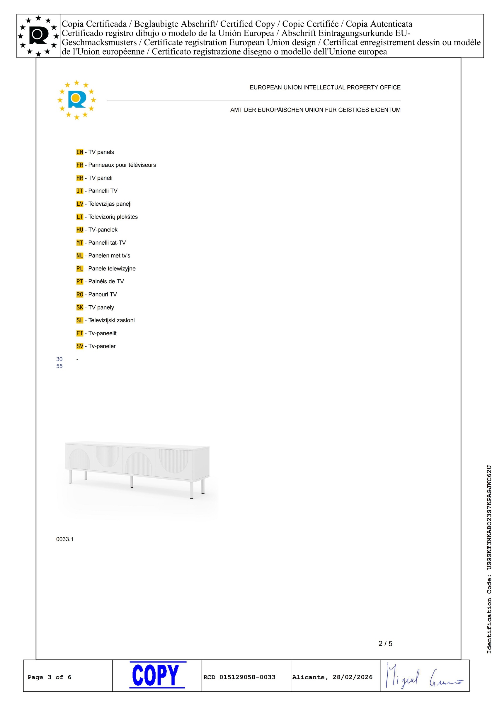 Meuble TV Blanc, Rangement, Gestion des Câbles, Étagères Réglables, Plan Relevable, Design Moderne - 180x40x52cm - Salon 3