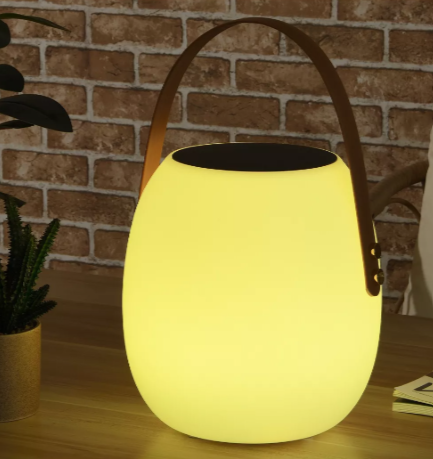 Lanterne solaire RGB avec fil lumineux