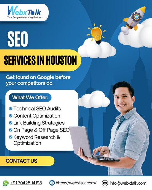 Seo services in houston by Webxtalk. Boost rankings, traffic, leads, and online growth for your business. Contact us today on WhatsApp +91 70425 14198 or email info@webxtalk.com to get a free proposal.

Visit: https://webxtalk.com/best-seo-company-in-houston/

#SEO #Houston #Webxtalk #DigitalMarketing #LeadGeneration