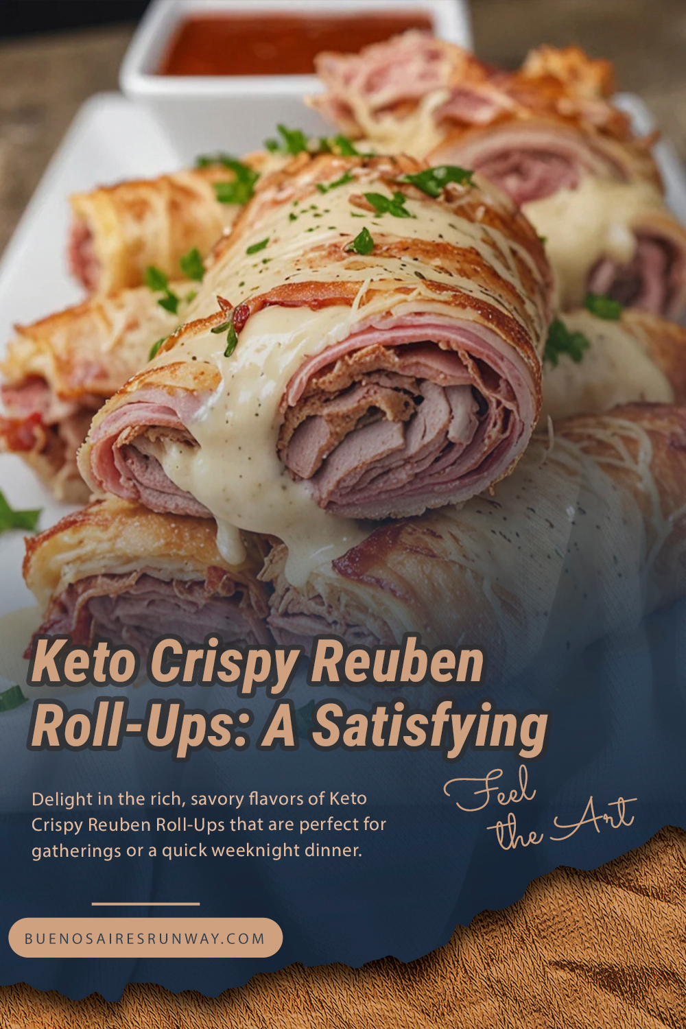 Keto Crispy Reuben Roll-Ups: A Satisfying Dish!