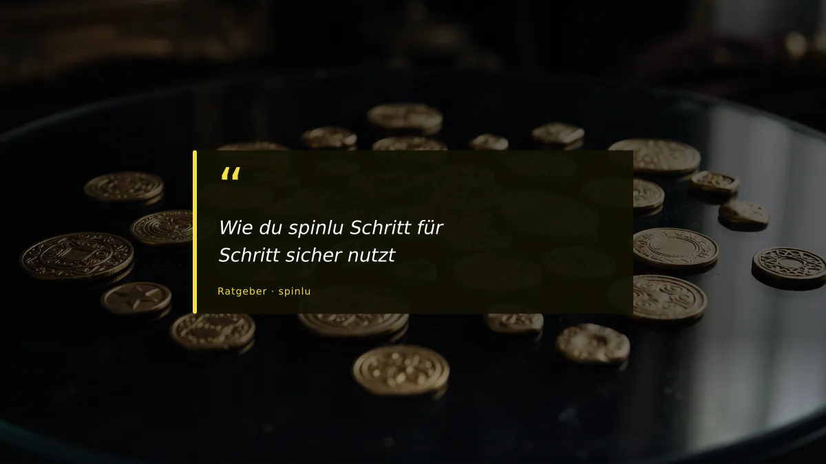 Wie du spinlu Schritt für Schritt sicher nutzt