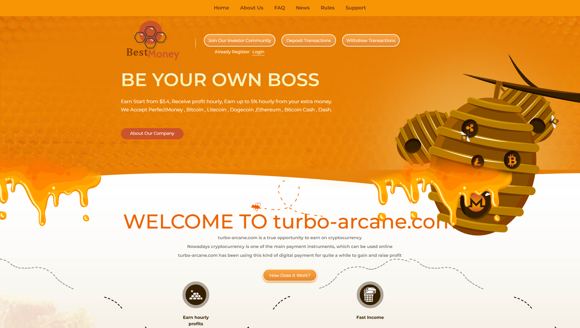 Stored capture of turbo-arcane.com