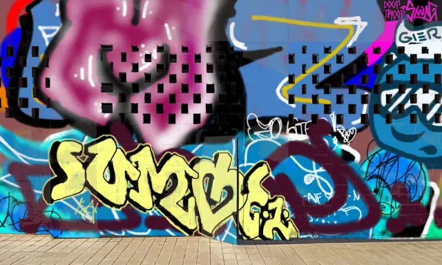 Graffiti artwork by Sumoe