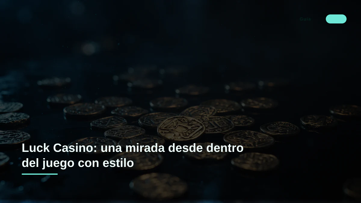 Luck Casino: una mirada desde dentro del juego con estilo