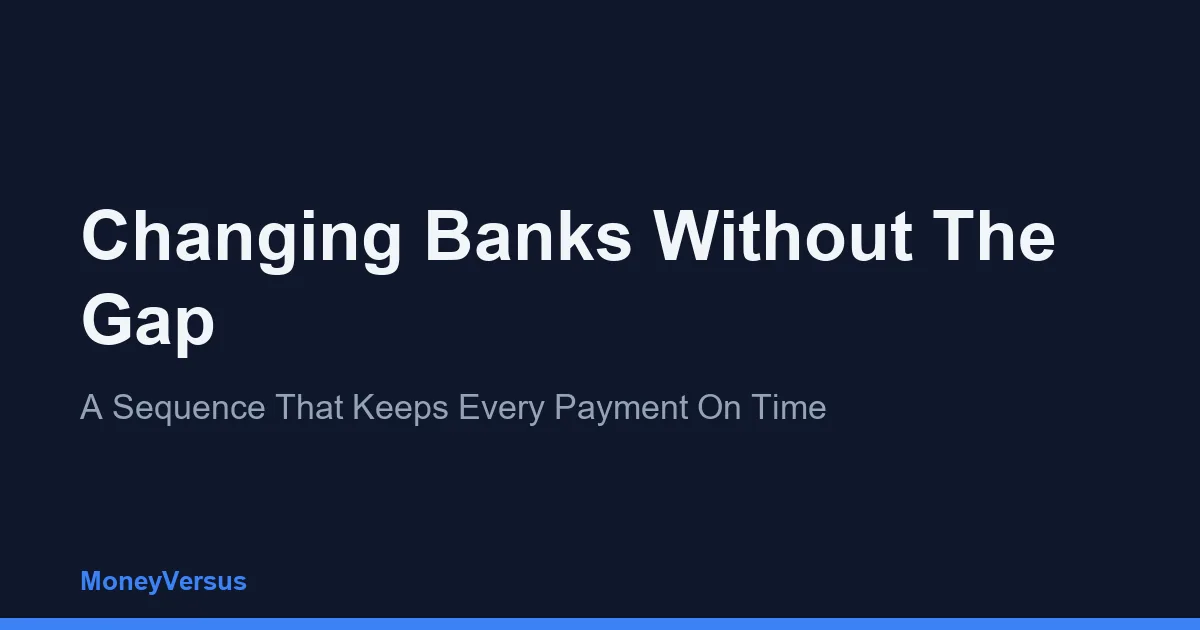 Changing Banks Without The Gap