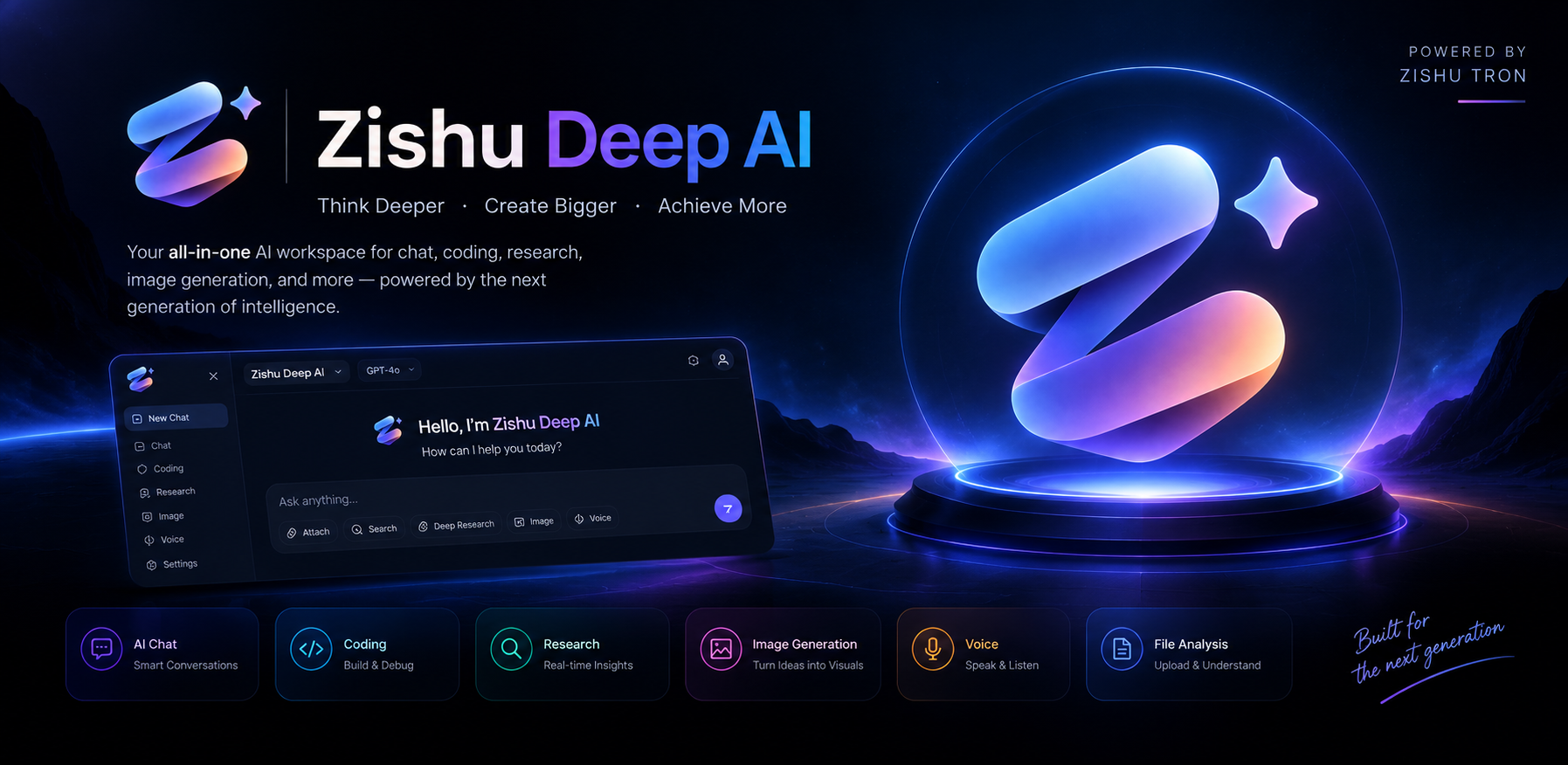 Zishu Deep AI banner