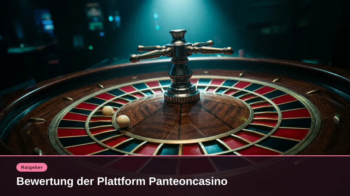 Bewertung der Plattform Panteoncasino