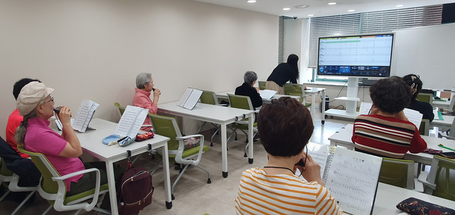 노인회관 복지관 노래교실 웃음치료 반주기