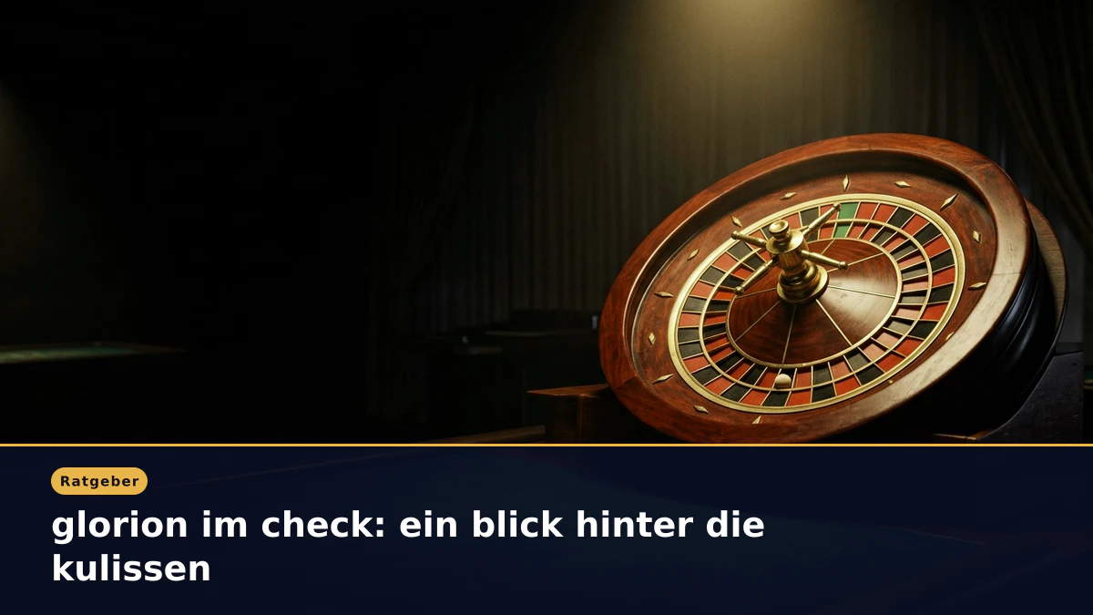 glorion im check: ein blick hinter die kulissen