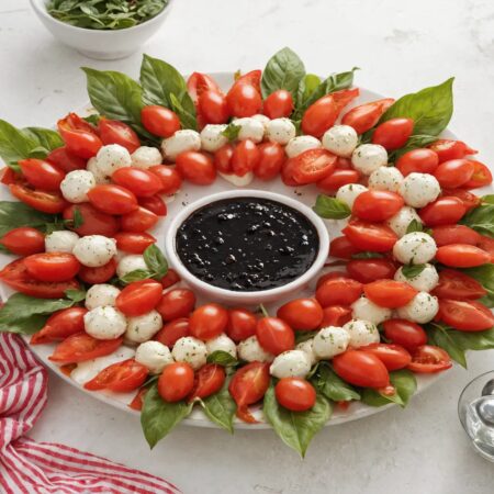 Easy Caprese Wreath: 5 Simple Steps to Perfect Appetizer