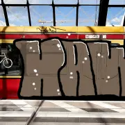 Graffiti artwork by kaw