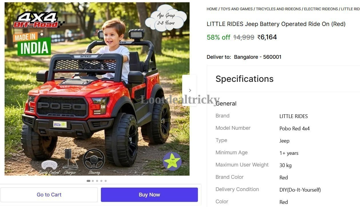   little Rides Jeep Offer Image