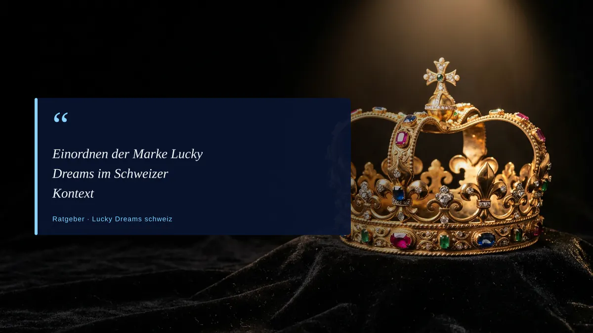 Einordnen der Marke Lucky Dreams im Schweizer Kontext