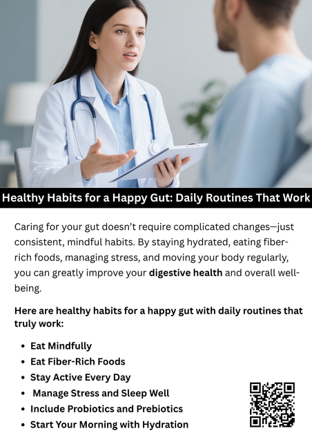 Maintaining good digestive health starts with daily habits like eating balanced meals, drinking plenty of water, and including fiber and probiotics in your diet. Regular exercise, stress management, and adequate sleep also support a healthy gut. Consistency in these routines helps improve digestion, nutrient absorption, and overall well-being, keeping your gut happy and balanced. To know more visit here https://topcarebrand.com/digestive-health/