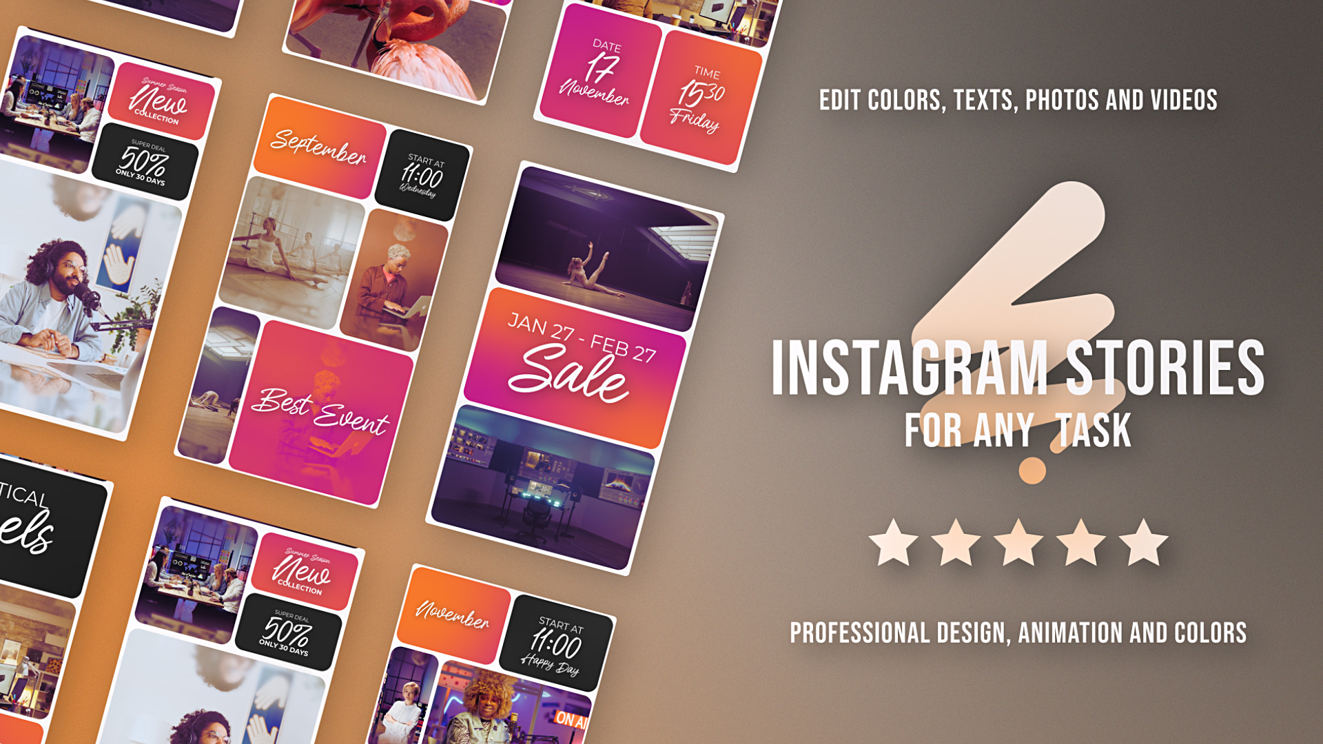 Event Promo Split Screen Vertical Video Reels Red Slideshow Event Promo Split Screen Vertical Video Reels Red Slideshow