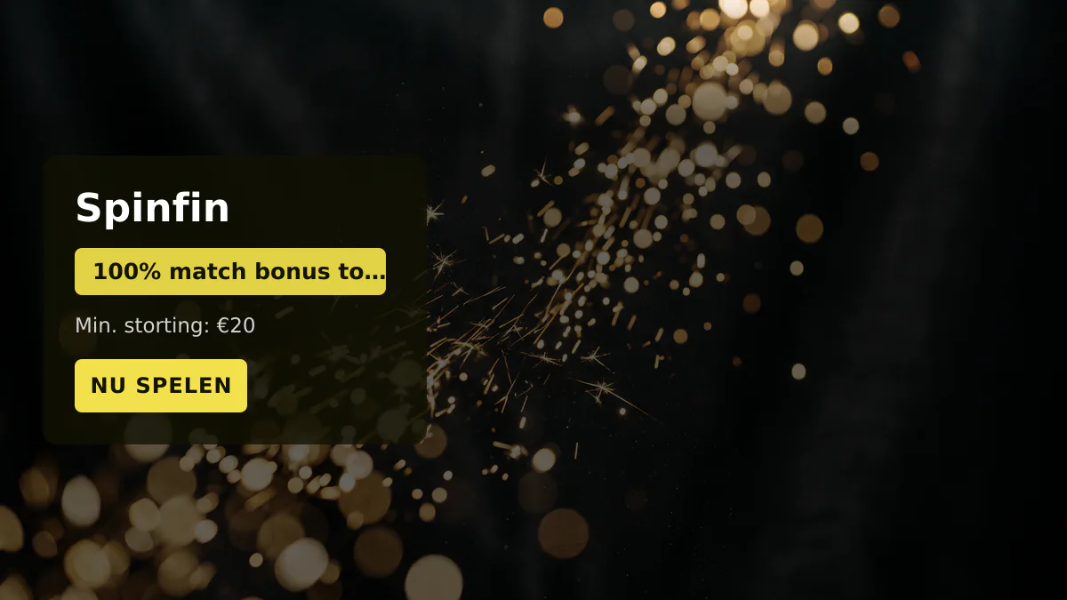 Spinfin casino — welkomstbonus 100% match bonus tot €2.000 + 150 FS, betalingen: Visa, Mastercard, Skrill, Neteller, Paysafecard