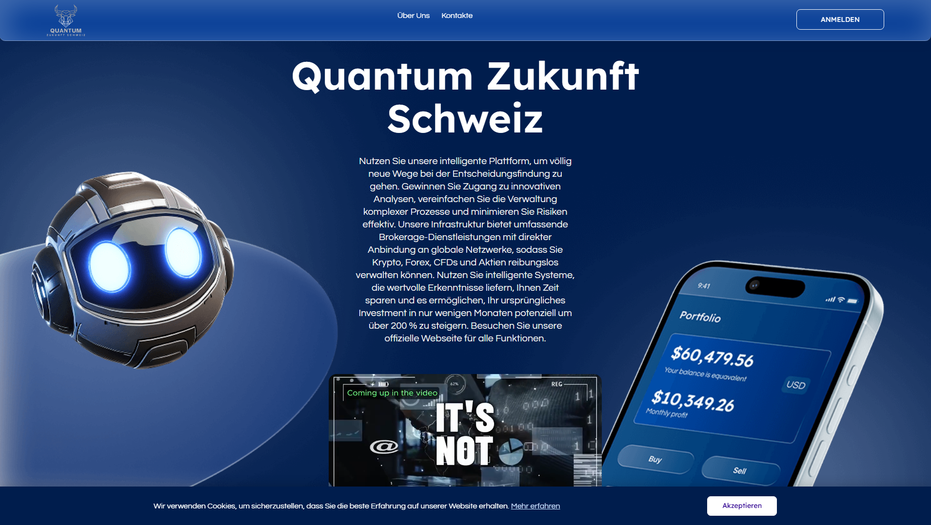 Stored capture of quantumzukunft.net